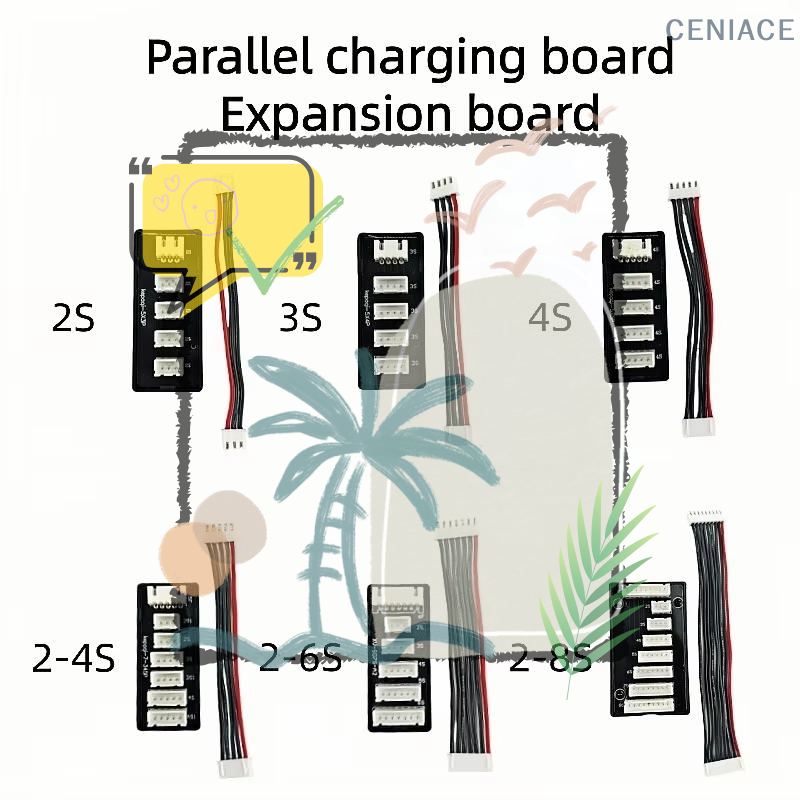 Lipo Parallel Charging Board - Parallel Charge Lipo Batteries! 1 Set