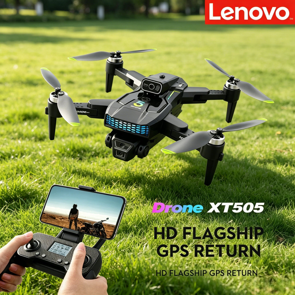 Xt505 Rc Drone - Lenovo XT505 Brushless Foldable Drone 5G