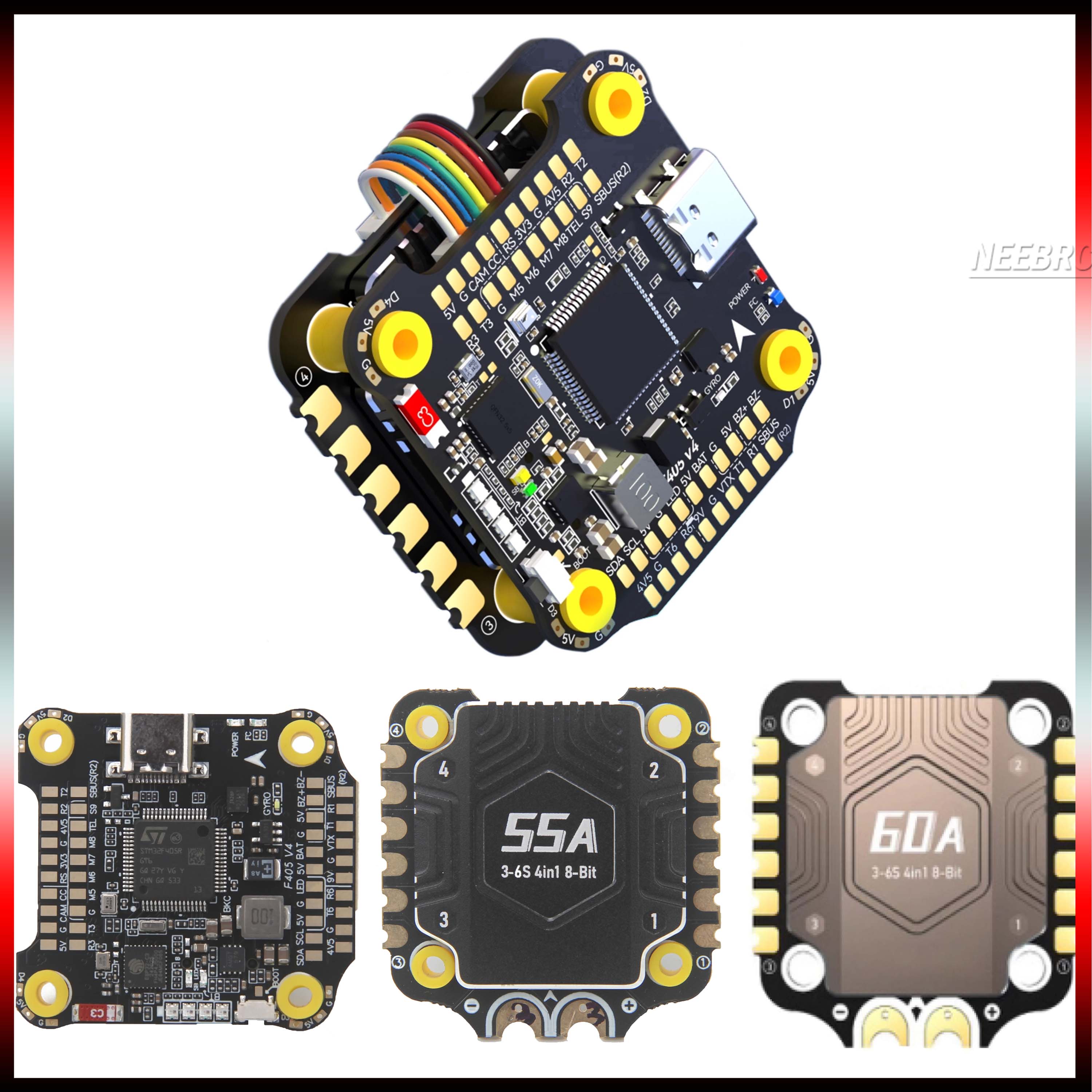 Drone Rc V4 - F405 V4 FC Stack Flight Controller