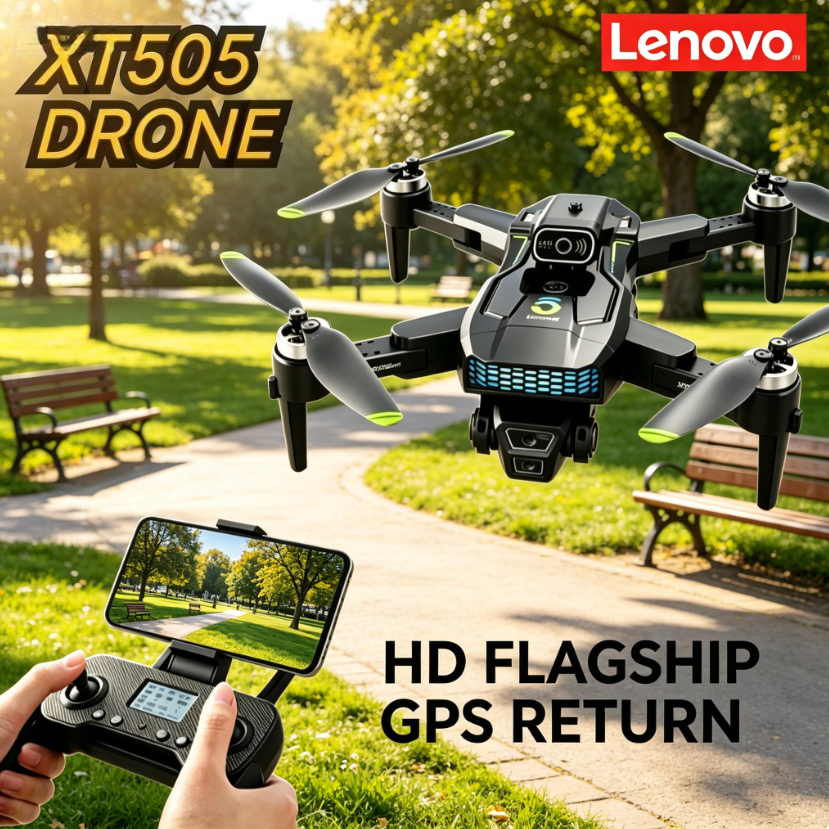 Xt505 Rc Drone - Lenovo XT505 Foldable GPS Drone 5G