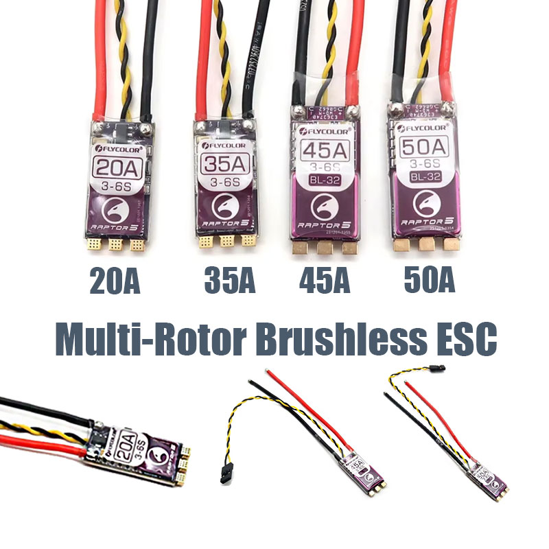 Fpv Racing Motor - FLYCOLOR Raptor5 Multi-Rotor Brushless ESC 20A
