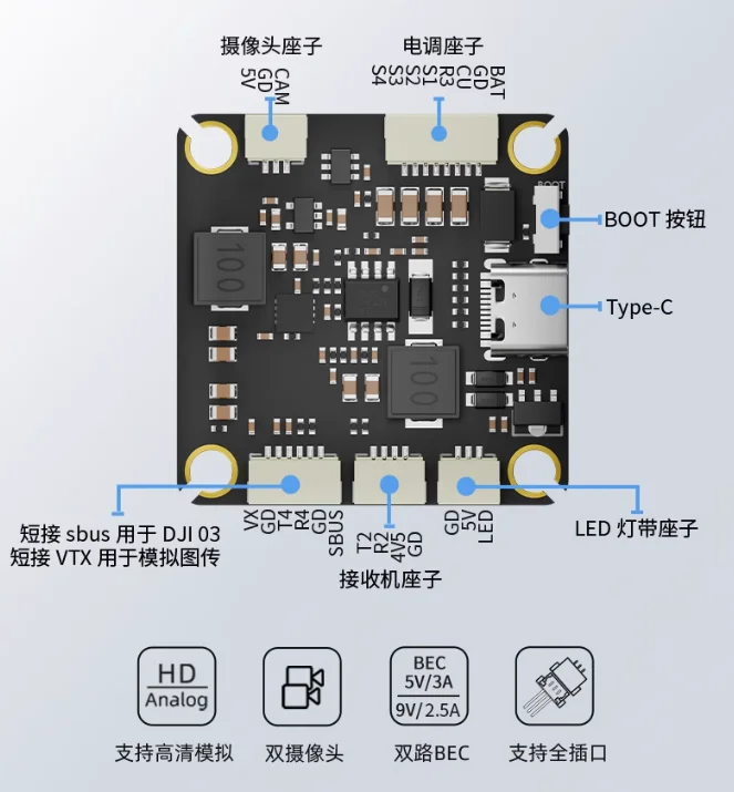 Aocoda-RC F4100 V4 Flight Stac - Drone Rc V4 บทวิจารณ์และราคา