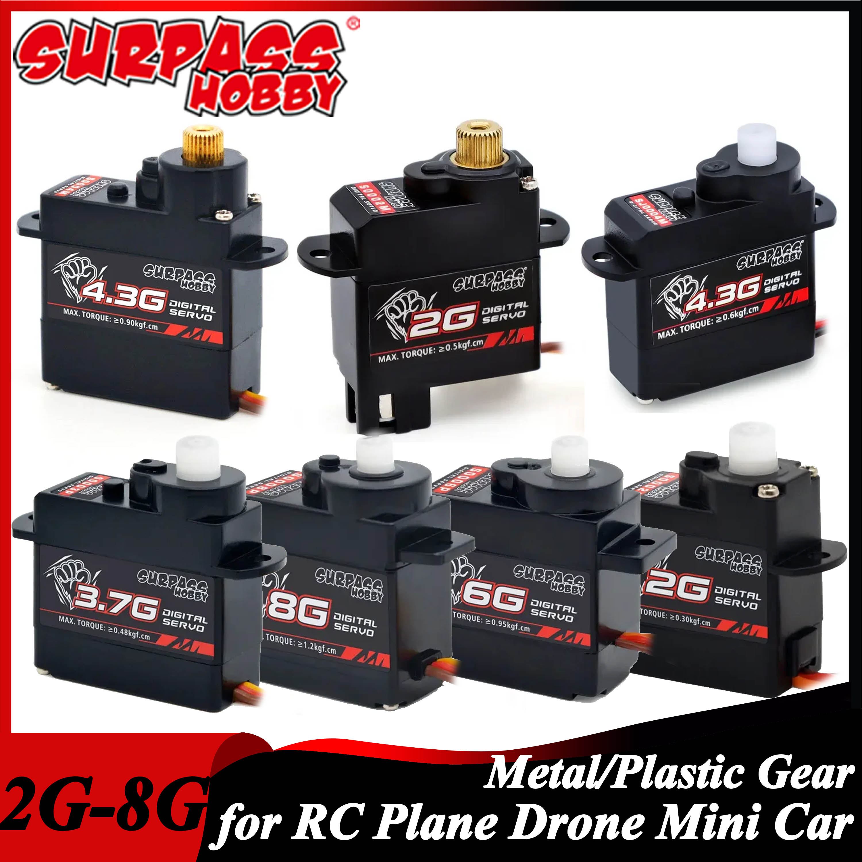 Surpass Hobby 2g 3.7g 4.3g 6g  - Drone Rc Mini บทวิจารณ์และราคา
