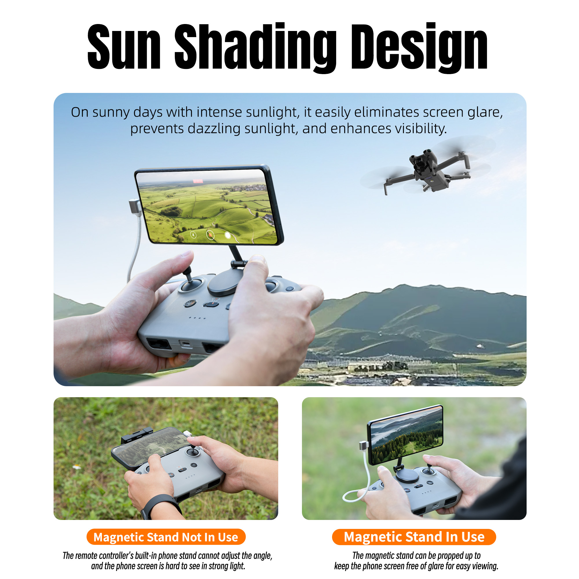 Adjustable Magnetic Phone Stan - Drone Dji Rc N3 บทวิจารณ์และราคา