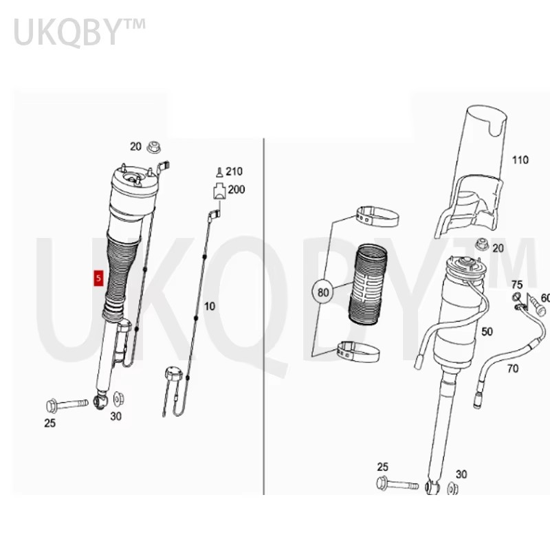 A2213205613 A2213205513 Suspen - Rc Suspension Arm บทวิจารณ์และราคา