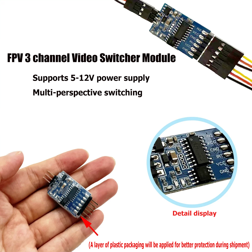 5.8G 3 Channel Video Switcher  - Drone Rc Battery บทวิจารณ์และราคา