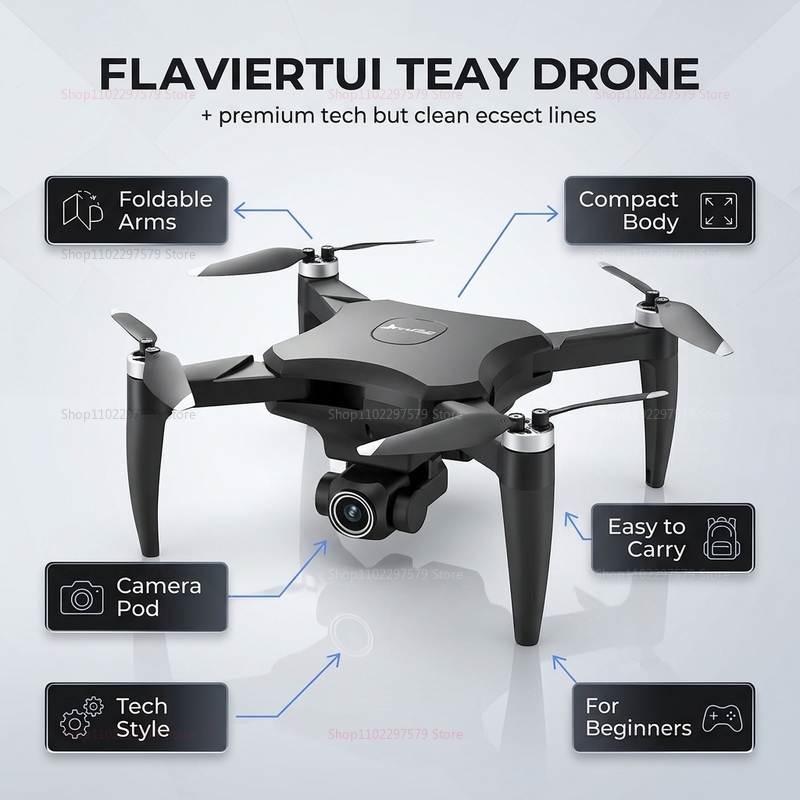 Mini Drone GPS Professional 8K - Drone Avion Rc บทวิจารณ์และราคา
