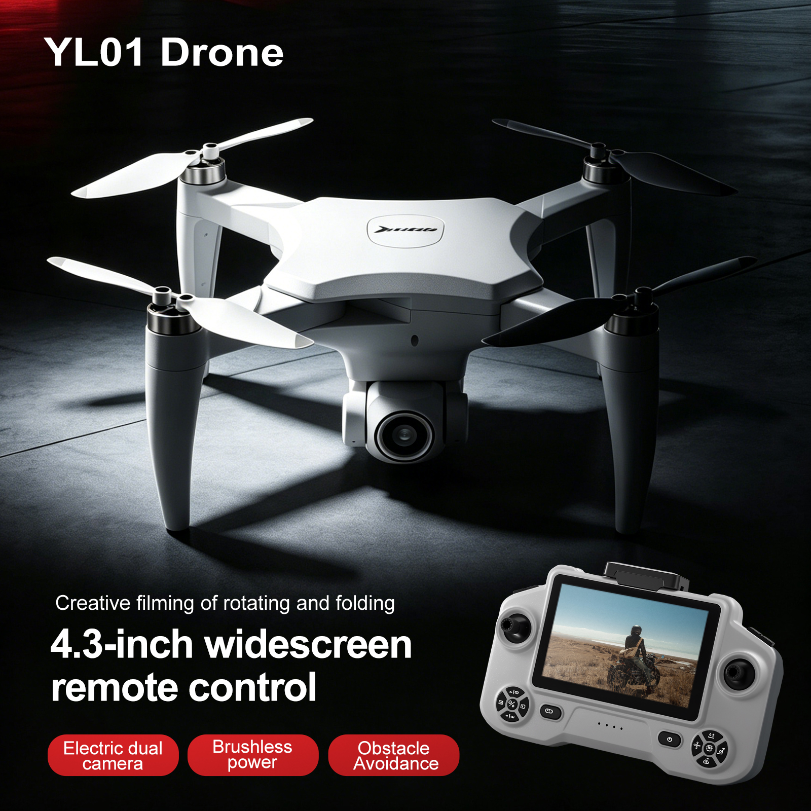 YL01 Mini Drone GPS Profession - Drone Avion Rc บทวิจารณ์และราคา