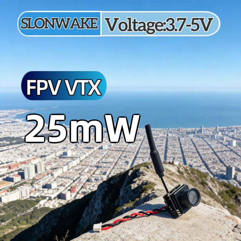 SLONWAKE FPV 25mW power simula - Drone Rc Mini บทวิจารณ์และราคา