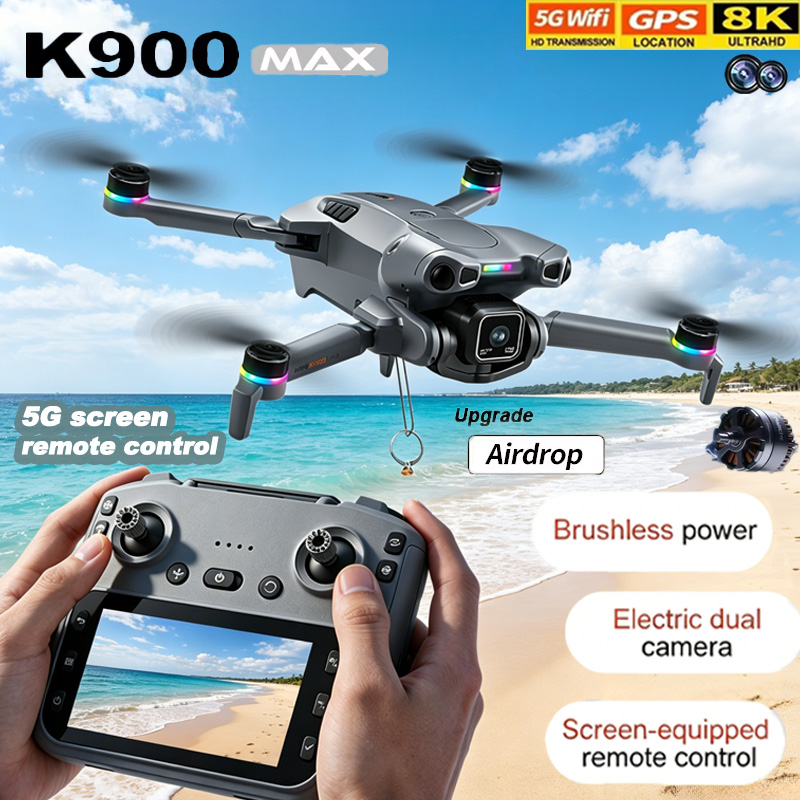 K900 Max Drone 5G WiFi FPV Wid - Drone Avion Rc บทวิจารณ์และราคา