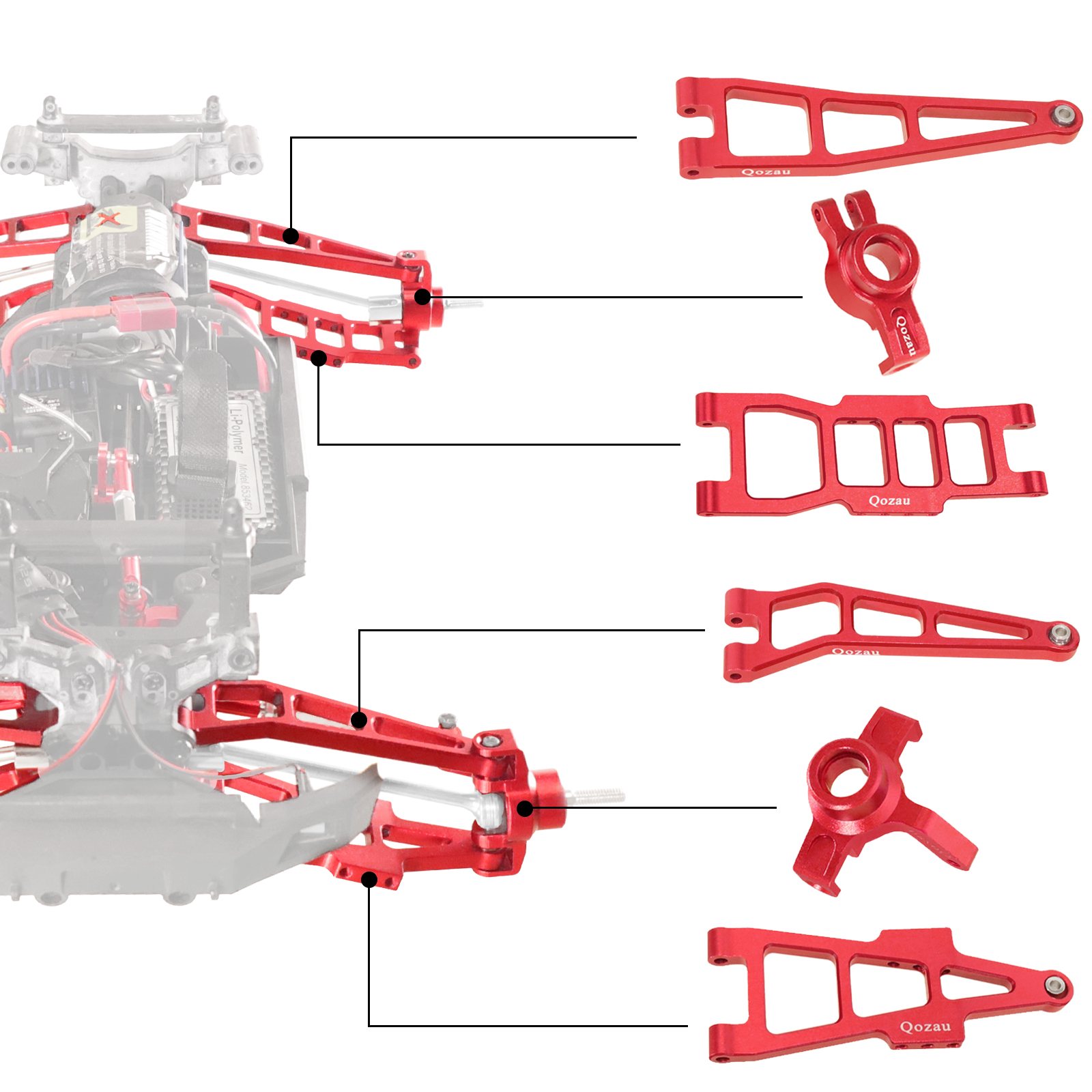 HBX 901 901A 903 905 905A Meta - Rc Suspension Arm บทวิจารณ์และราคา