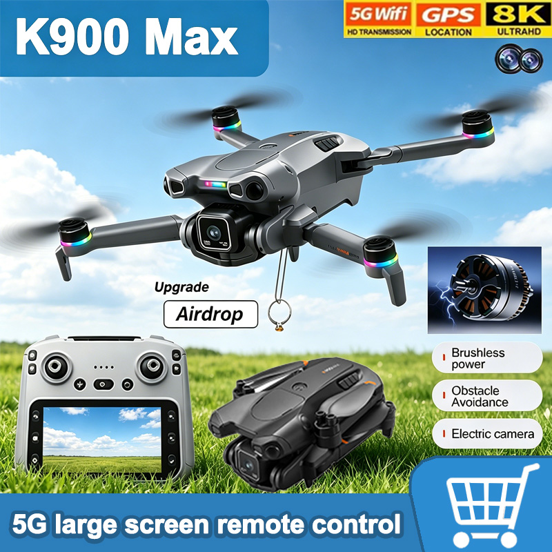 K900 Max One-click airdrop RC  - Drone Avion Rc บทวิจารณ์และราคา