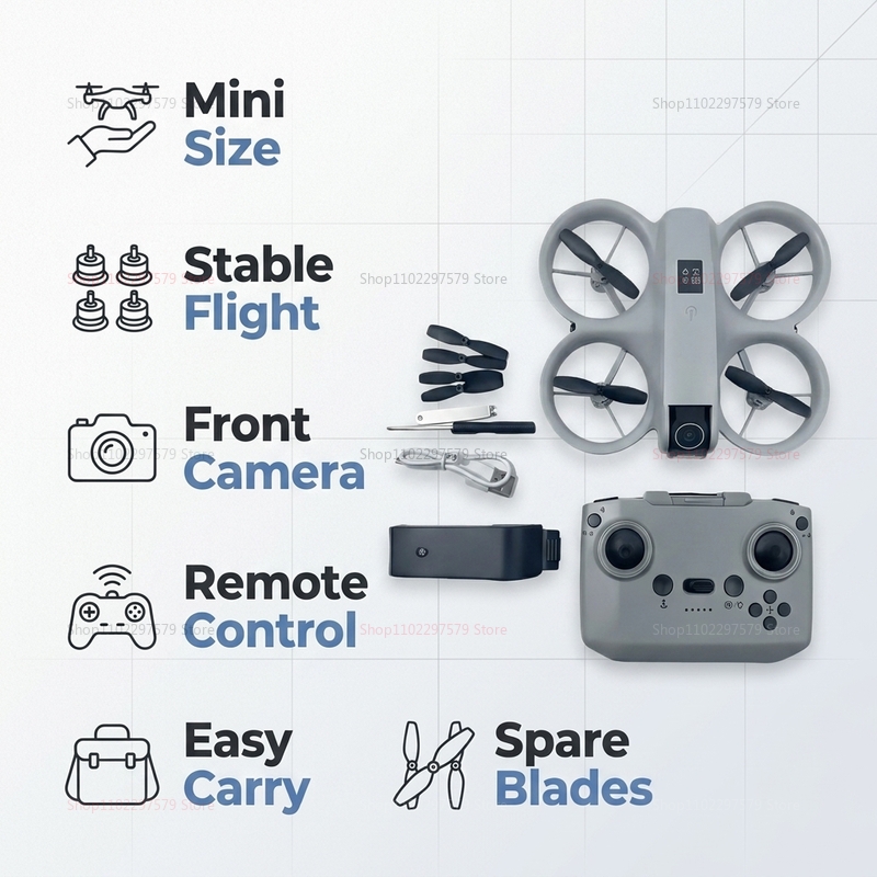 Mini Drone with 8K HD Camera F - Drone Without Rc บทวิจารณ์และราคา