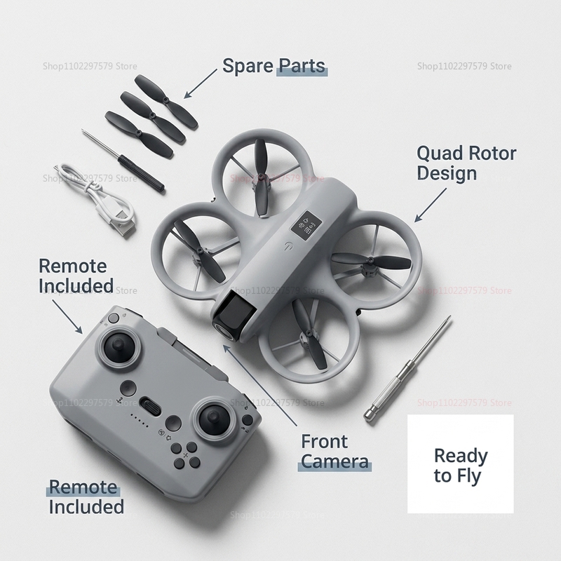 Mini Drone with 8K HD Camera F - Drone Without Rc บทวิจารณ์และราคา