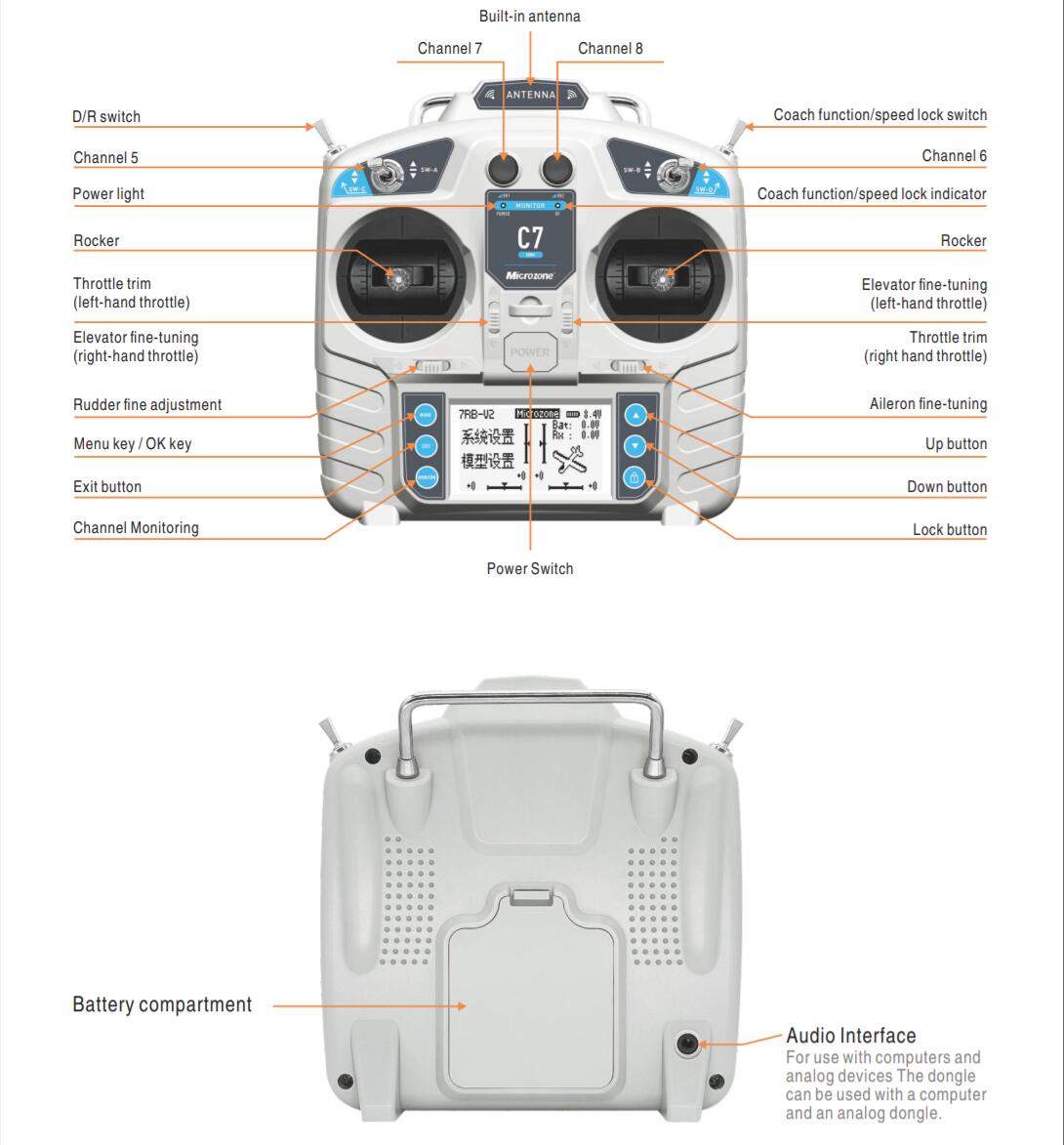 MicroZone MC7 Controller C7 MI - Drone Rc Mini บทวิจารณ์และราคา