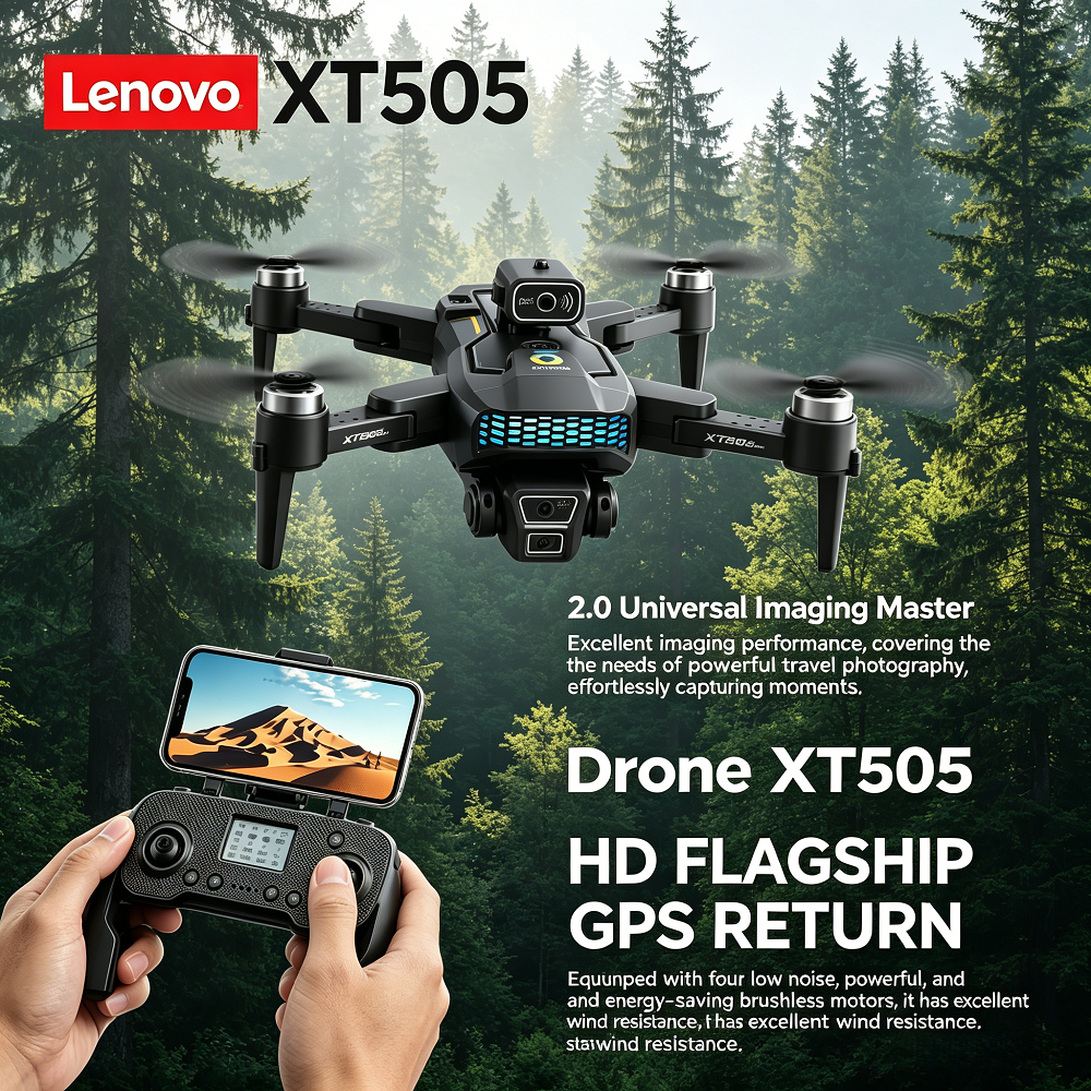 Lenovo XT505 5G GPS Drone 4K H - Xt505 Rc Drone บทวิจารณ์และราคา