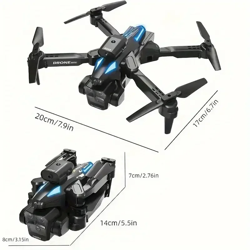 C10 8K HD RC Drone with Triple - Drone Without Rc บทวิจารณ์และราคา