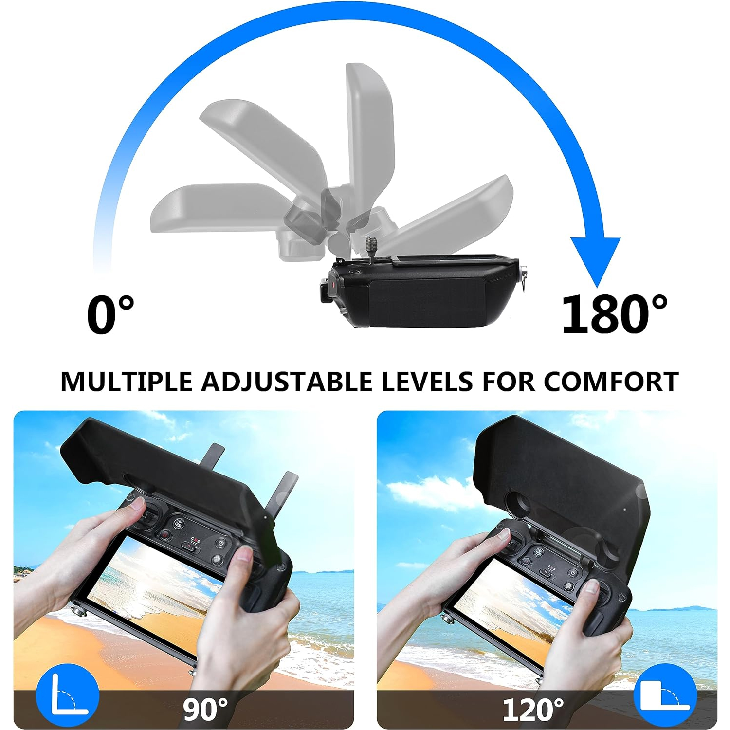 2-in-1 Sun Hood & Joystick Cov - Drone Rc Pro 2 บทวิจารณ์และราคา