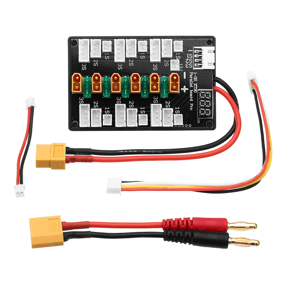 XT30 Plug 1S-3S Lipo Battery U - Lipo Parallel Charging Board บทวิจารณ์และราคา