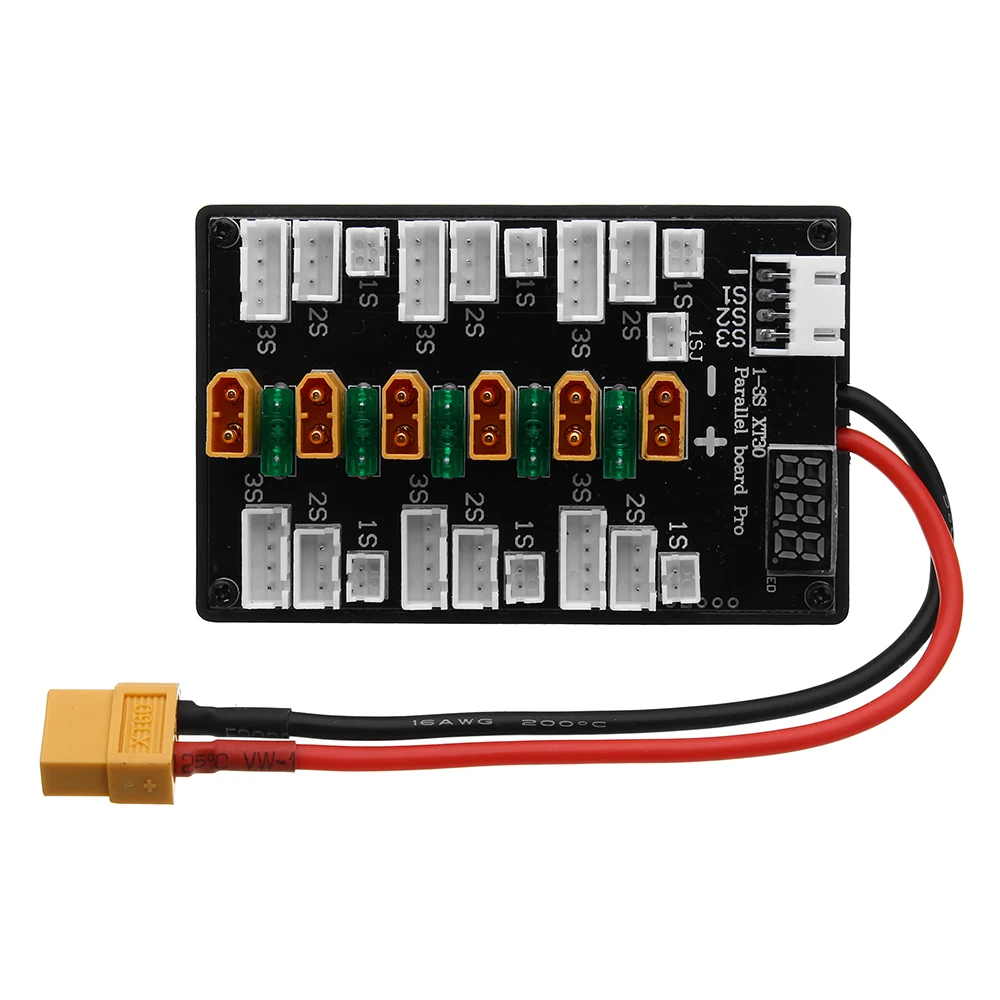 XT30 Plug 1S-3S Lipo Battery U - Lipo Parallel Charging Board บทวิจารณ์และราคา