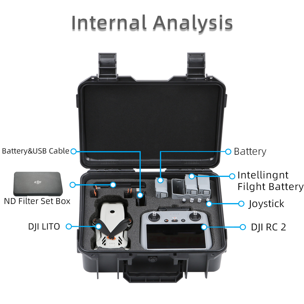 For DJI LITO 1 X1 Drone Hard S - Drone Dji Rc N3 บทวิจารณ์และราคา