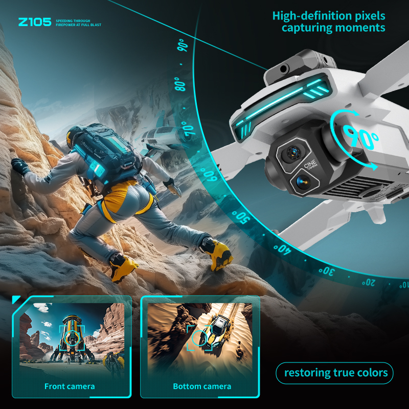 New Z105 RC Drone 8K Professio - Drone Without Rc บทวิจารณ์และราคา