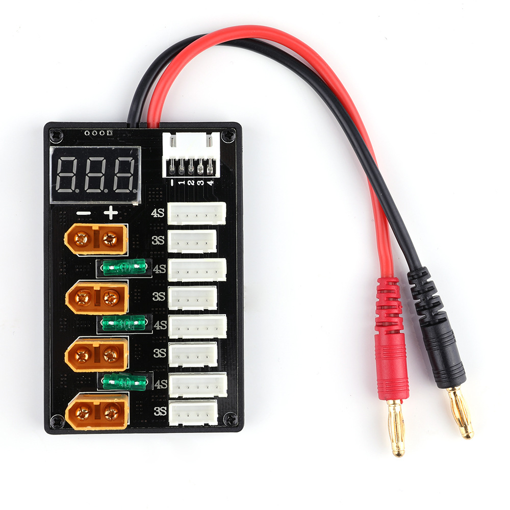 XT60 Plug 3S 4S Lipo Battery P - Lipo Parallel Charging Board บทวิจารณ์และราคา