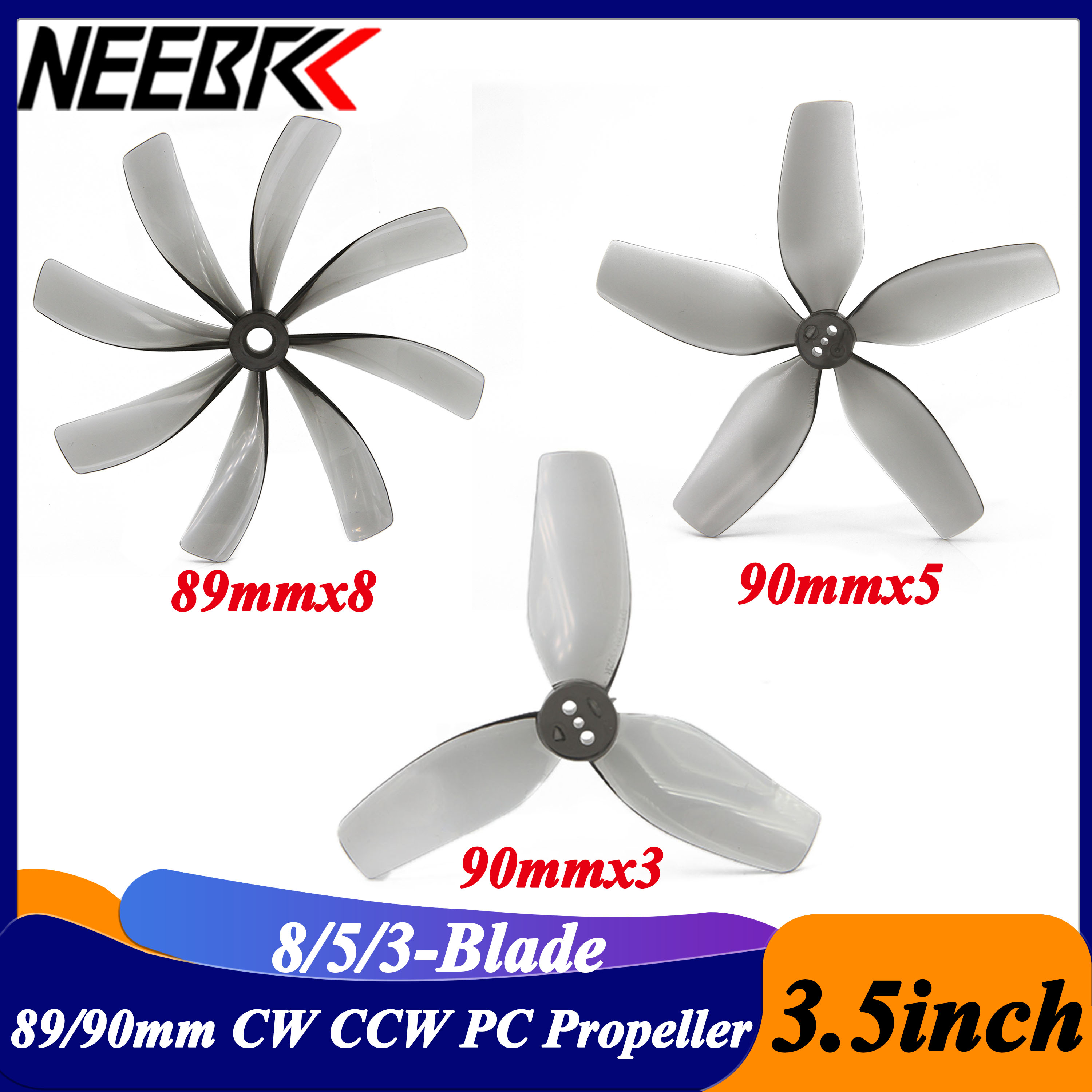 2Pairs 3.5inch 89x8 90x5 90x3  - Fpv Racing Motor บทวิจารณ์และราคา