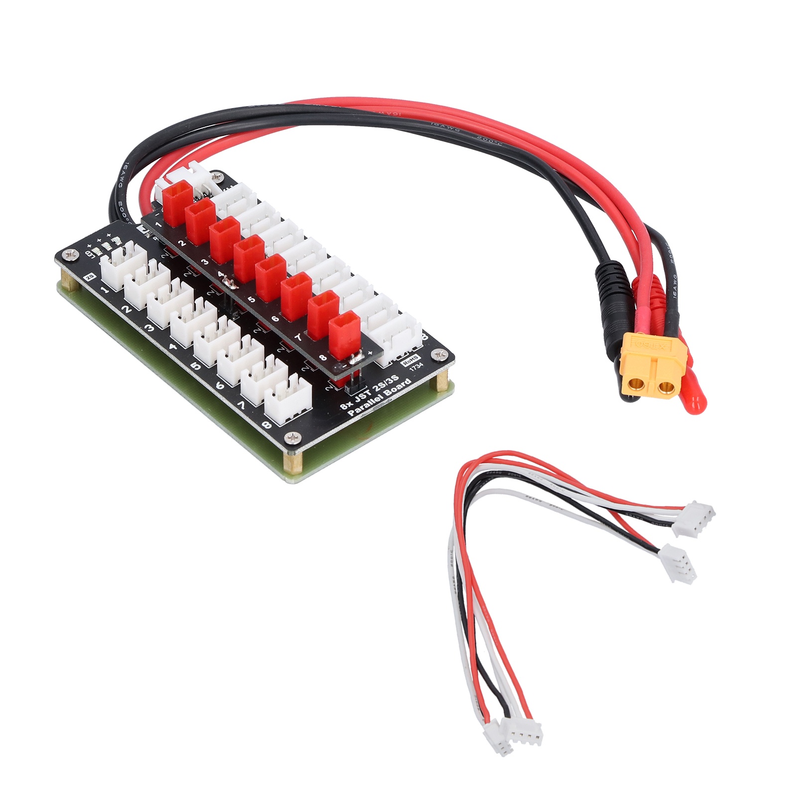 LiPo Charging Board JST Plug X - Lipo Parallel Charging Board บทวิจารณ์และราคา