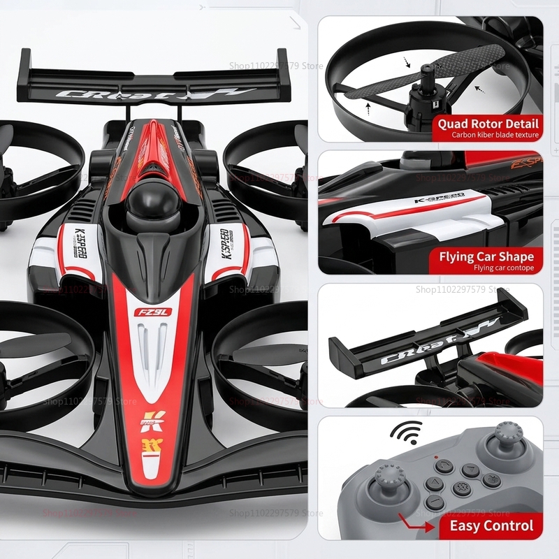 Mini RC Flying Car Transformab - Drone Without Rc บทวิจารณ์และราคา