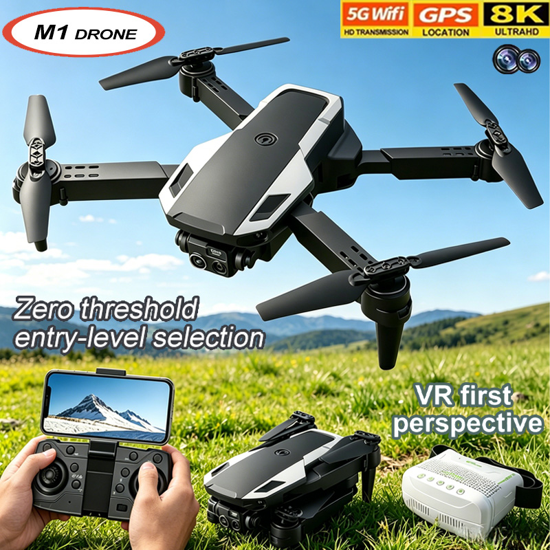 Foldable M1 Mini Drone 8K HD D - Drone Avion Rc บทวิจารณ์และราคา