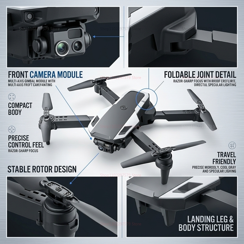 Foldable M1 Mini Drone 8K HD D - Drone Avion Rc บทวิจารณ์และราคา
